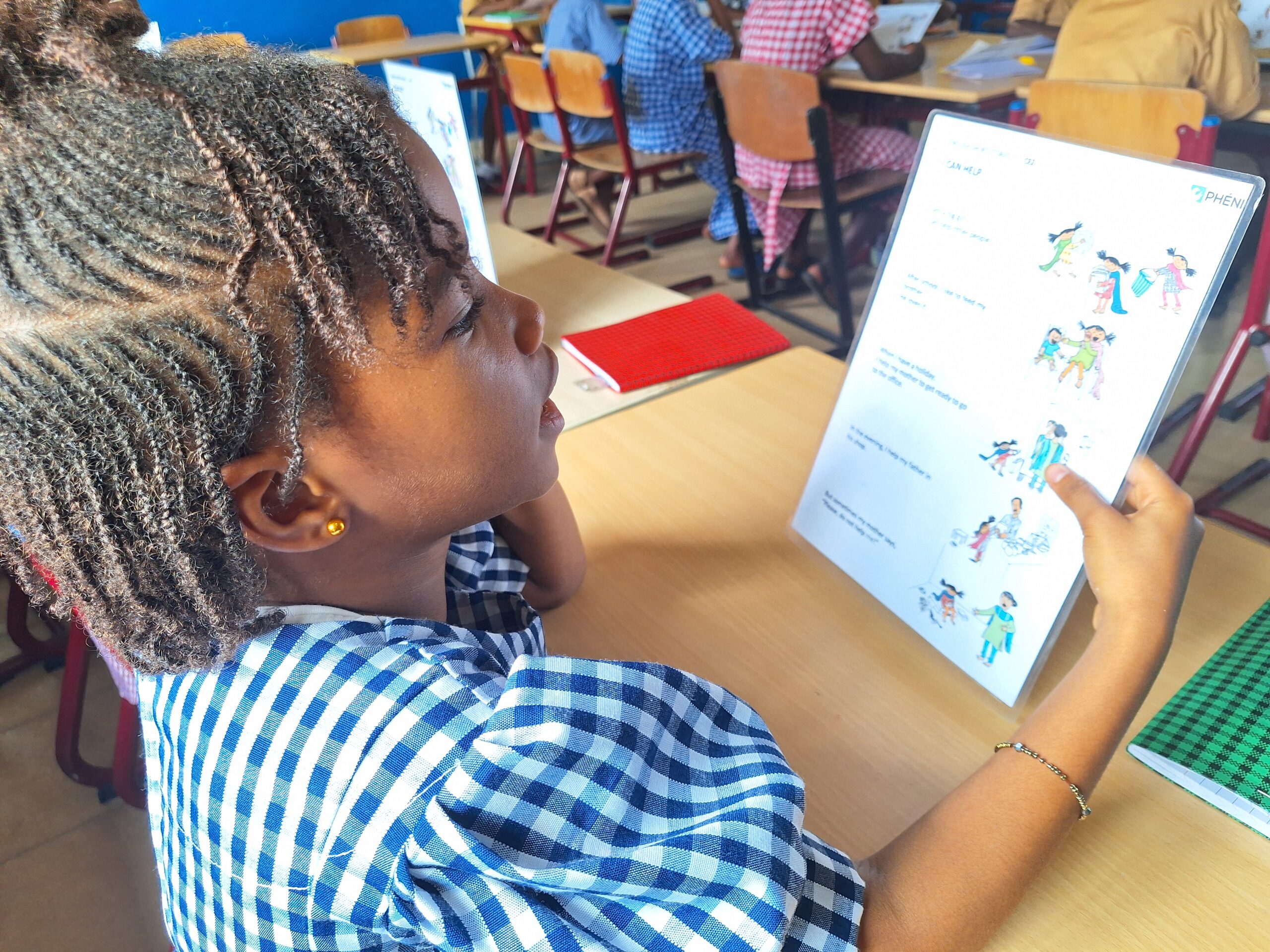 Élève en classe, oct. 2024